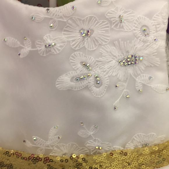 Swarovsky party Dress for Baby 9-12 months white - Picture 3 of 3